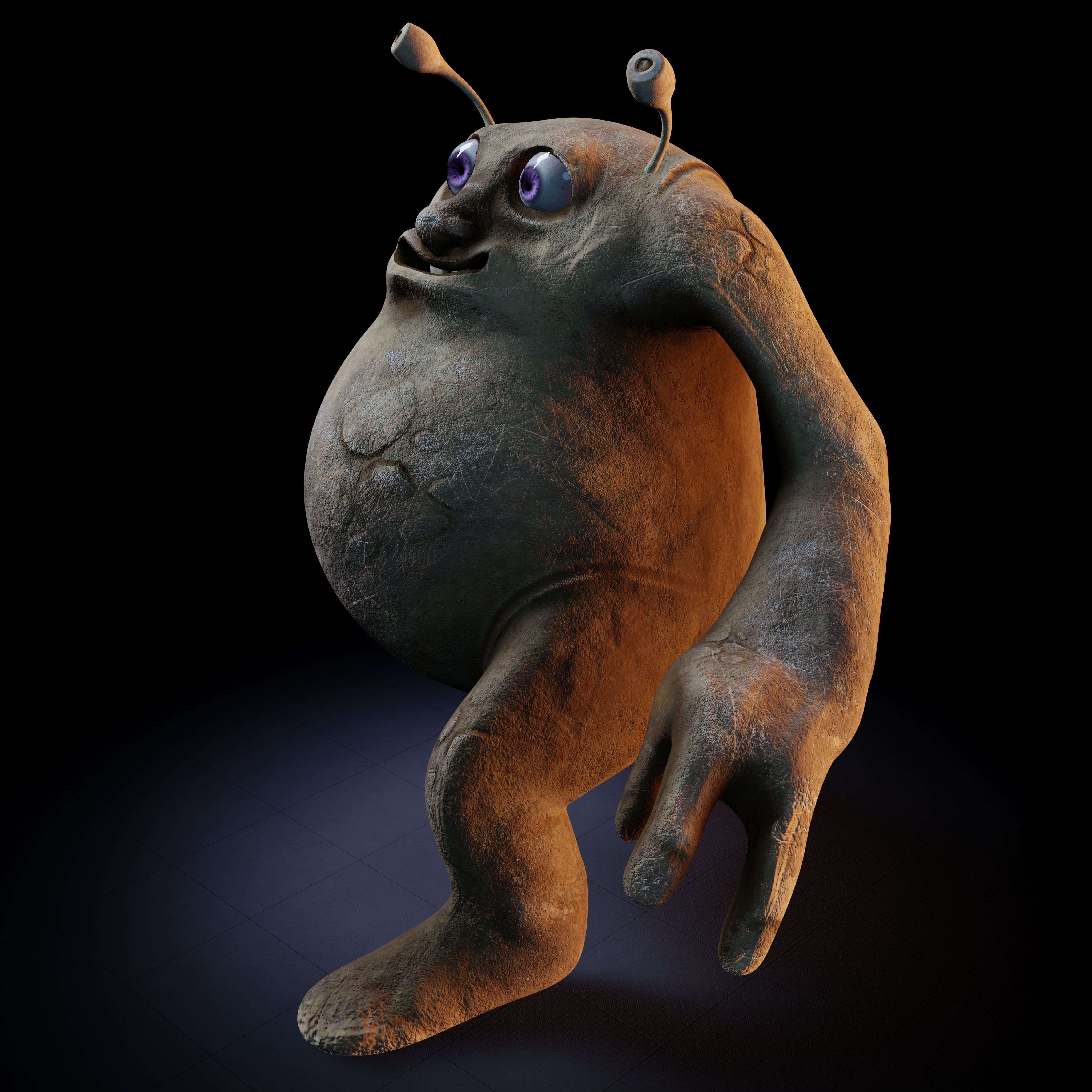 Rodolfo Creature Rigged PBR Low-poly 3D model_17