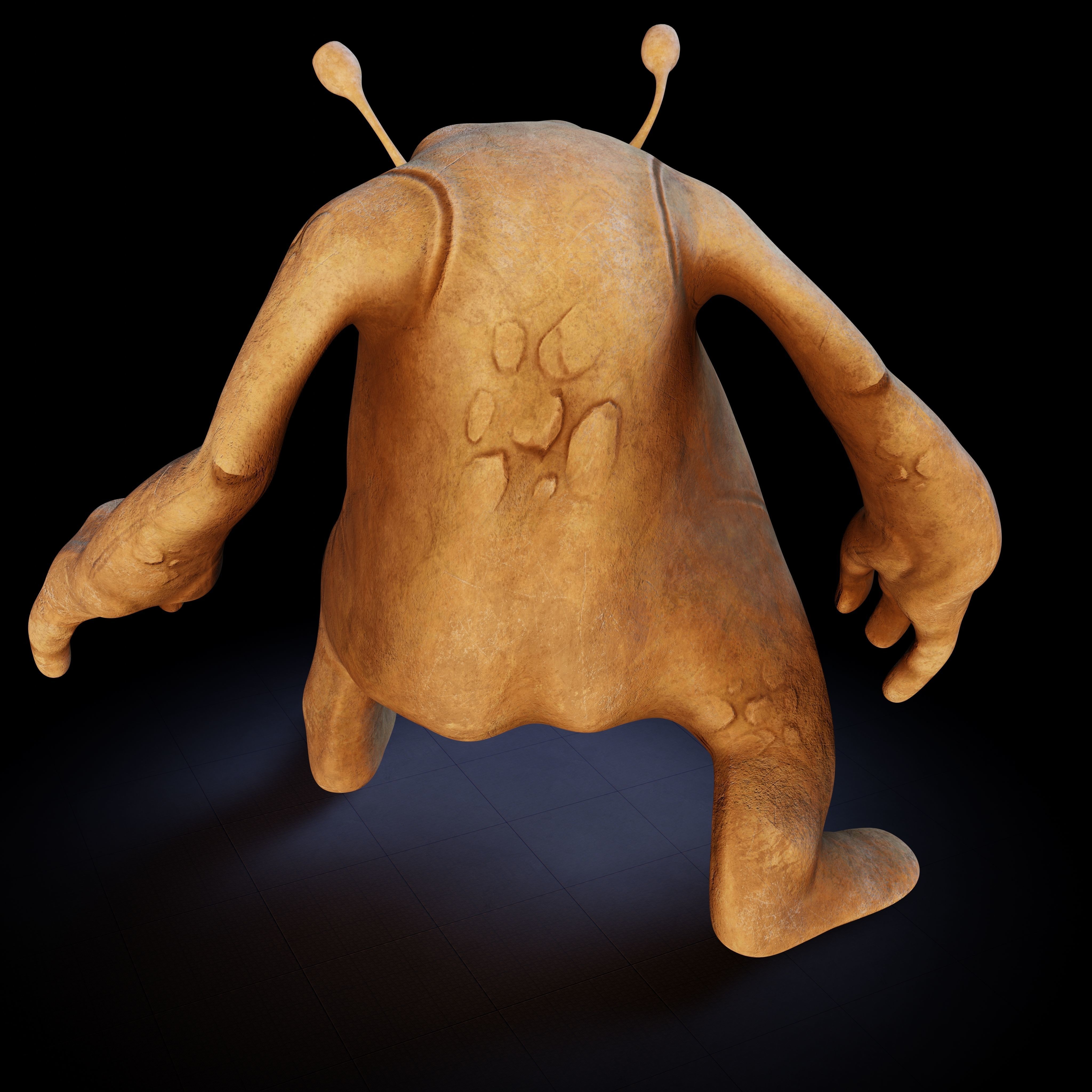 Rodolfo Creature Rigged PBR Low-poly 3D model_25