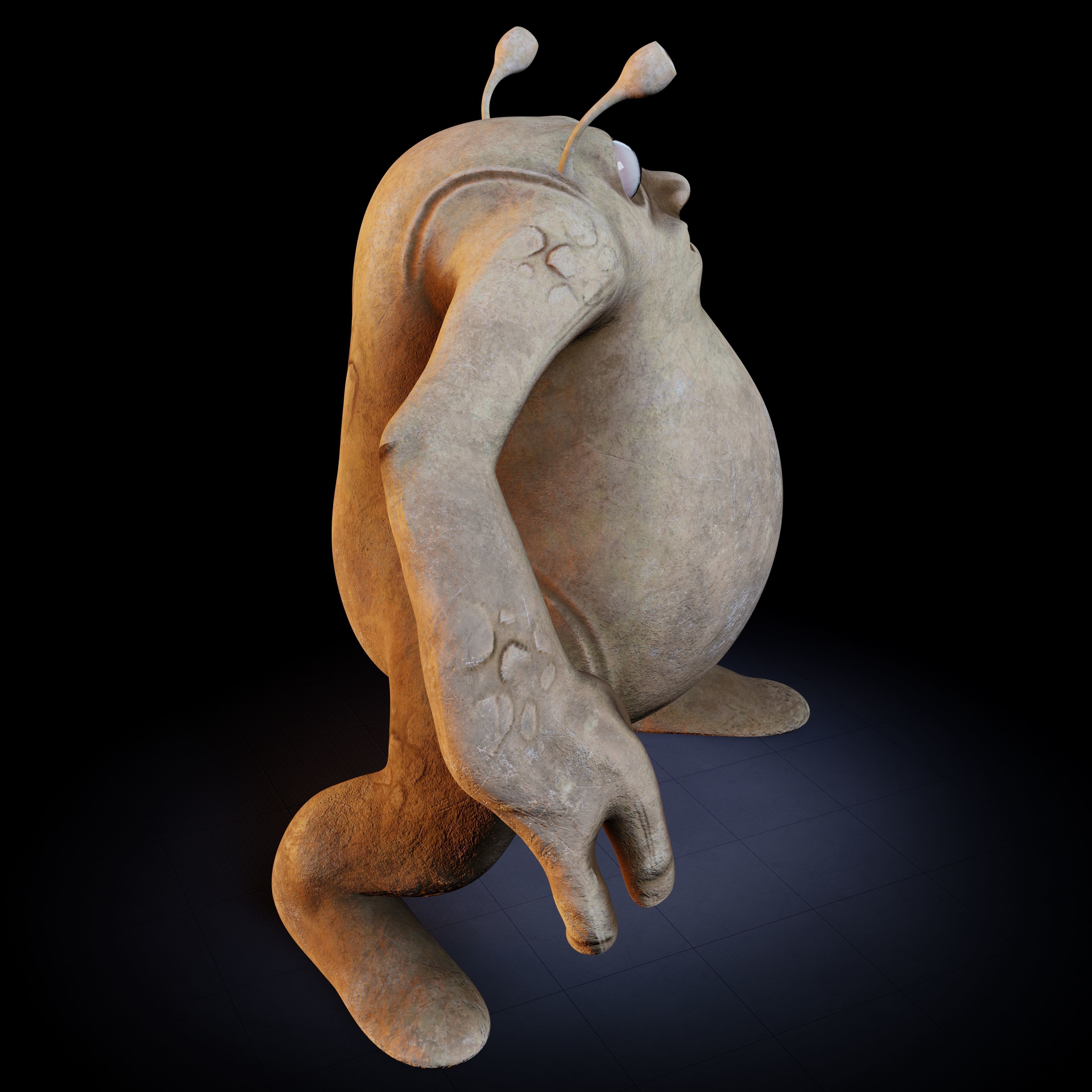 Rodolfo Creature Rigged PBR Low-poly 3D model_31