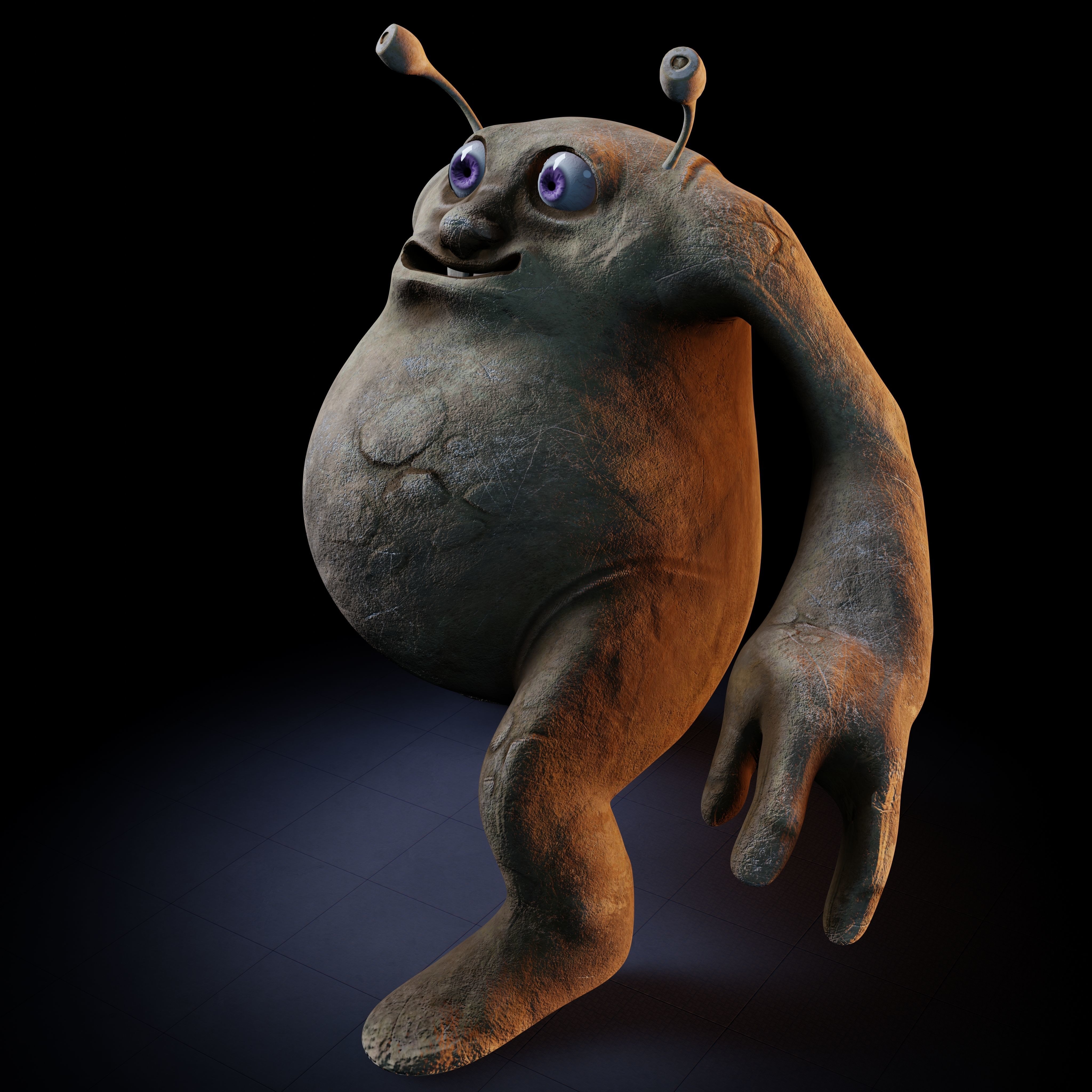 Rodolfo Creature Rigged PBR Low-poly 3D model_16