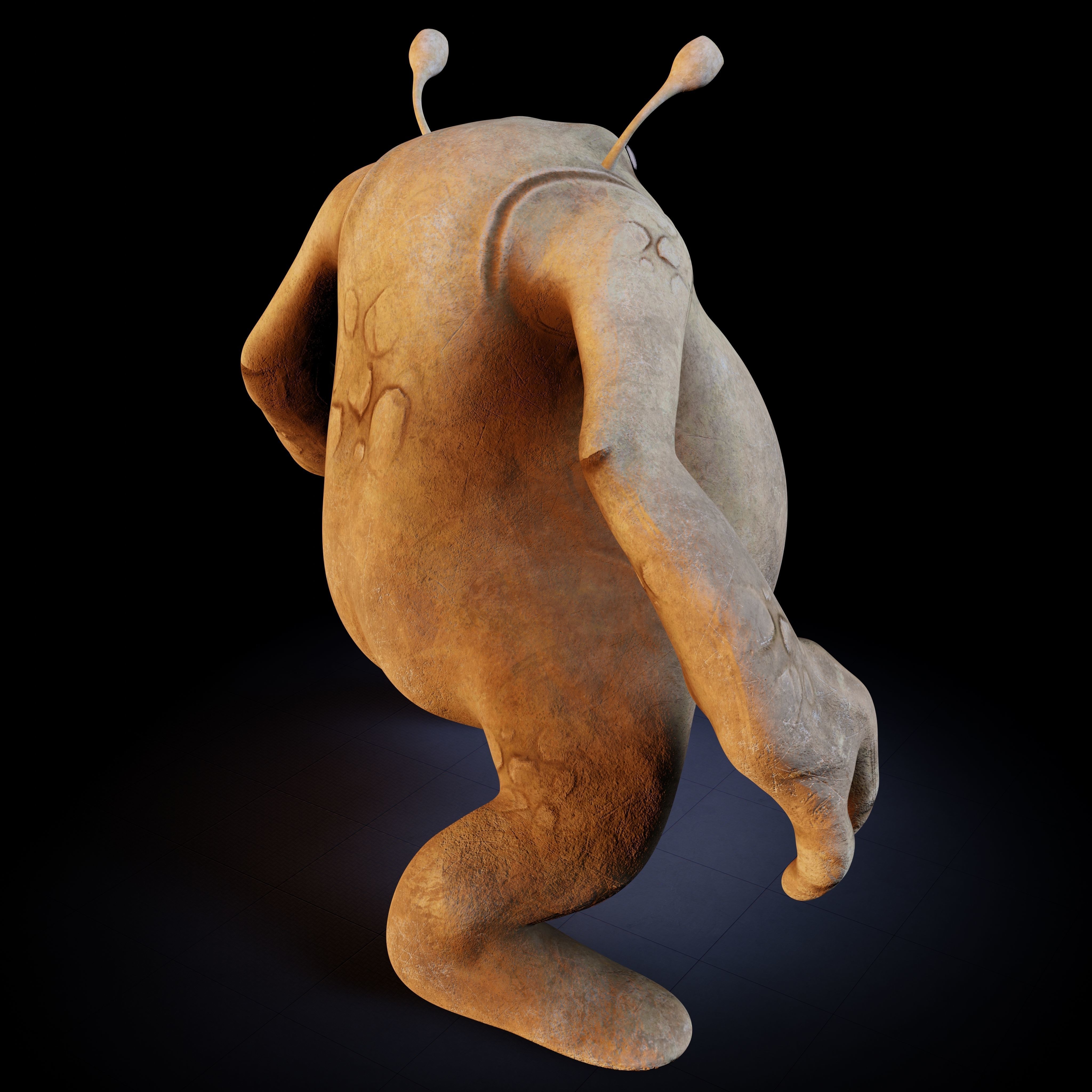 Rodolfo Creature Rigged PBR Low-poly 3D model_29