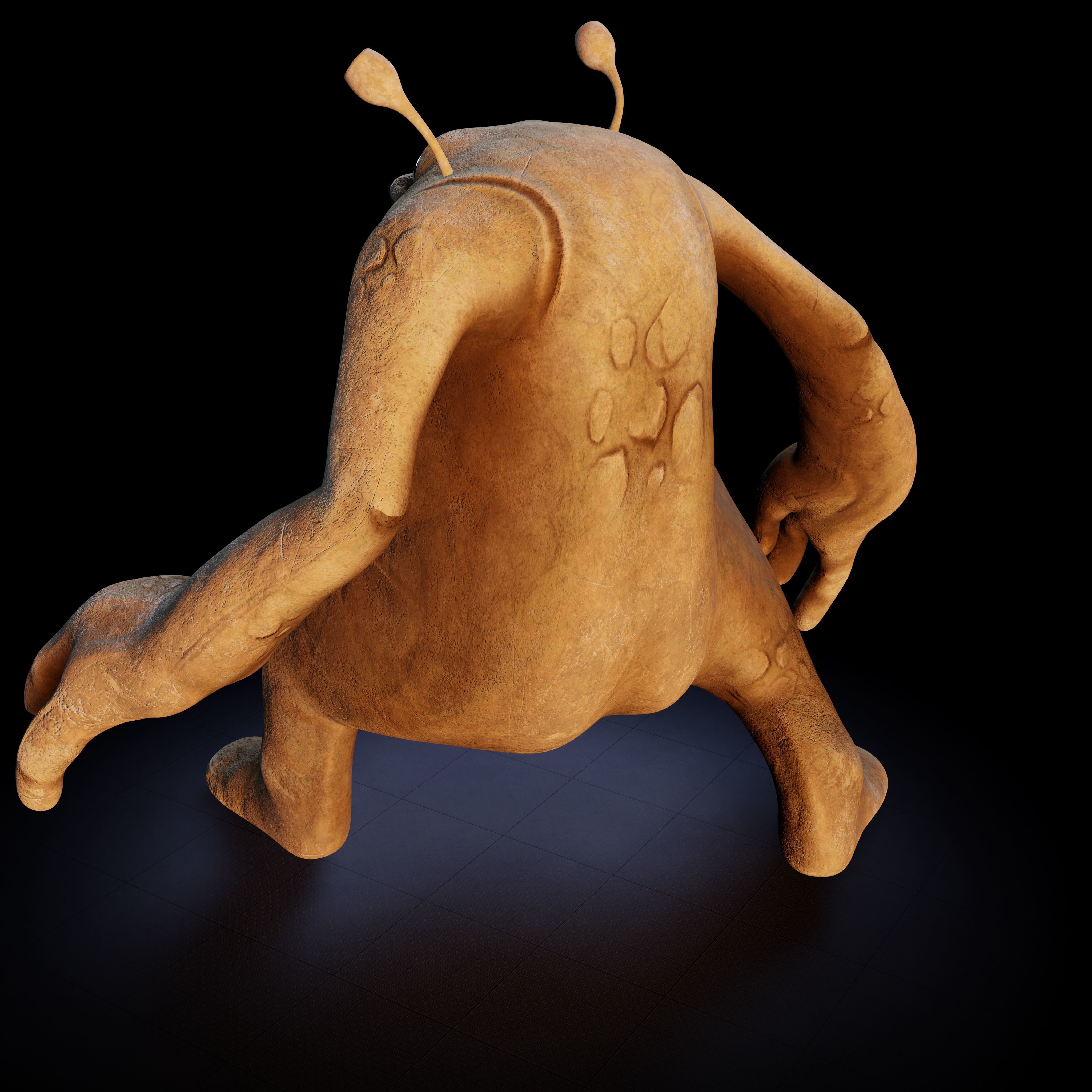 Rodolfo Creature Rigged PBR Low-poly 3D model_23