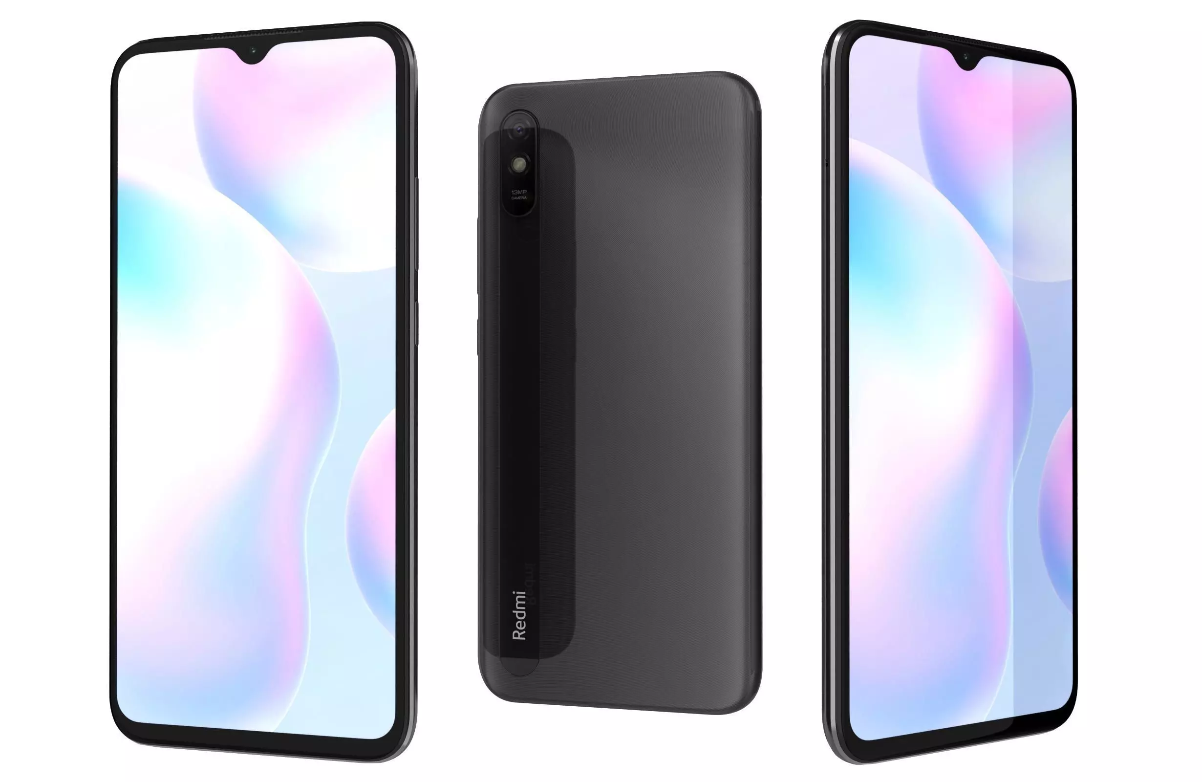 Xiaomi Redmi 9A Carbon Gray 3D model | CGTrader