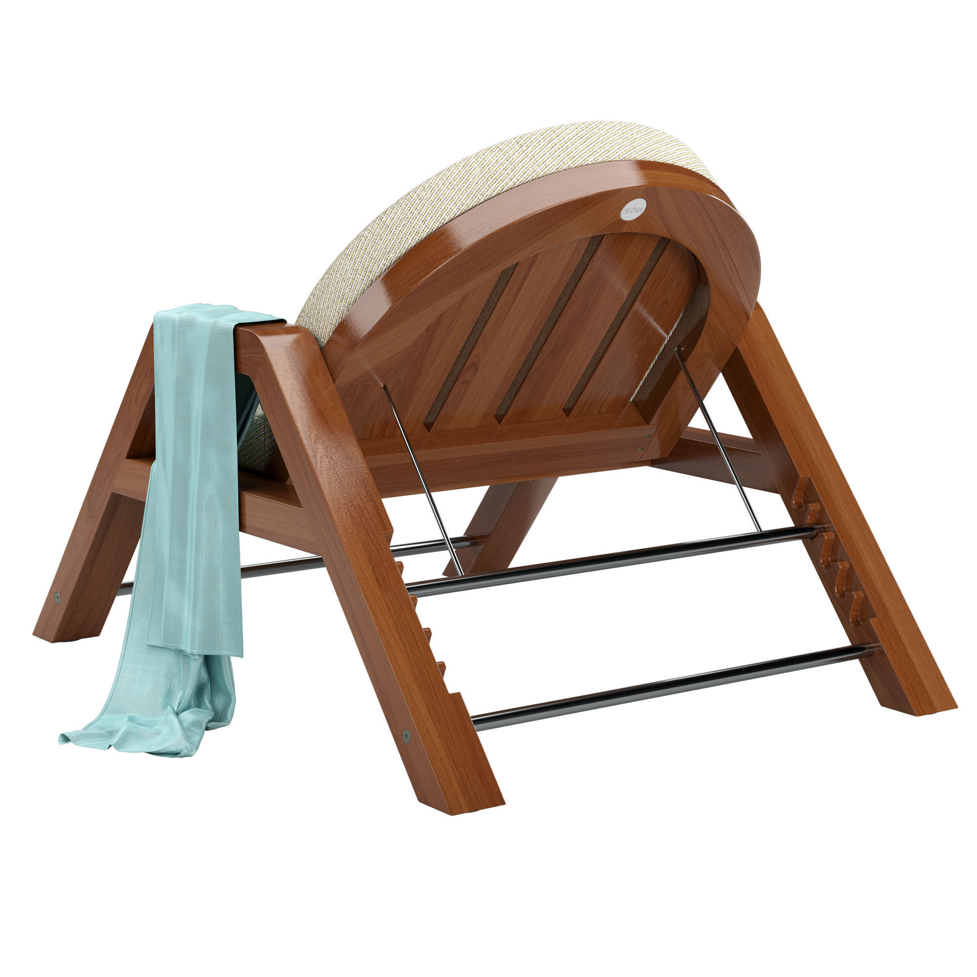 Seora Azure desk chair 3D model_2