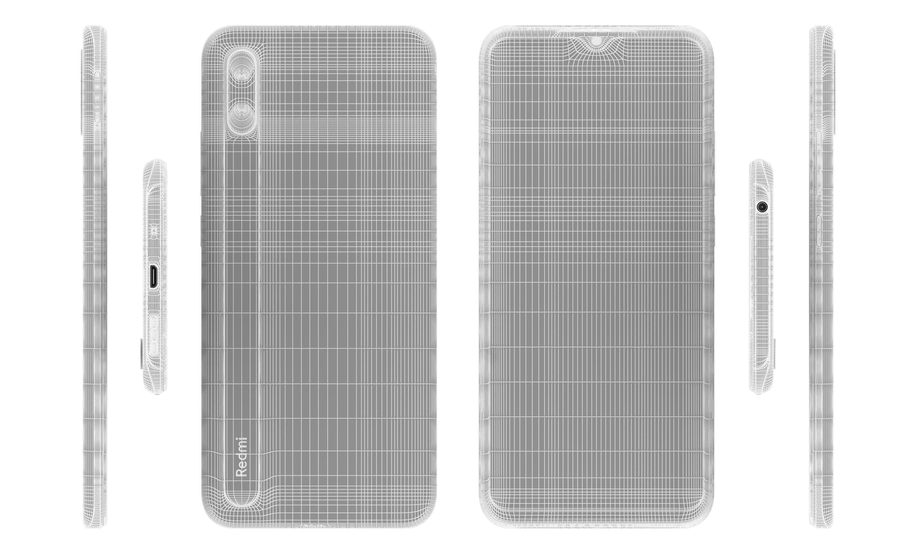 Xiaomi Redmi 9A Ocean Green 3D model_17