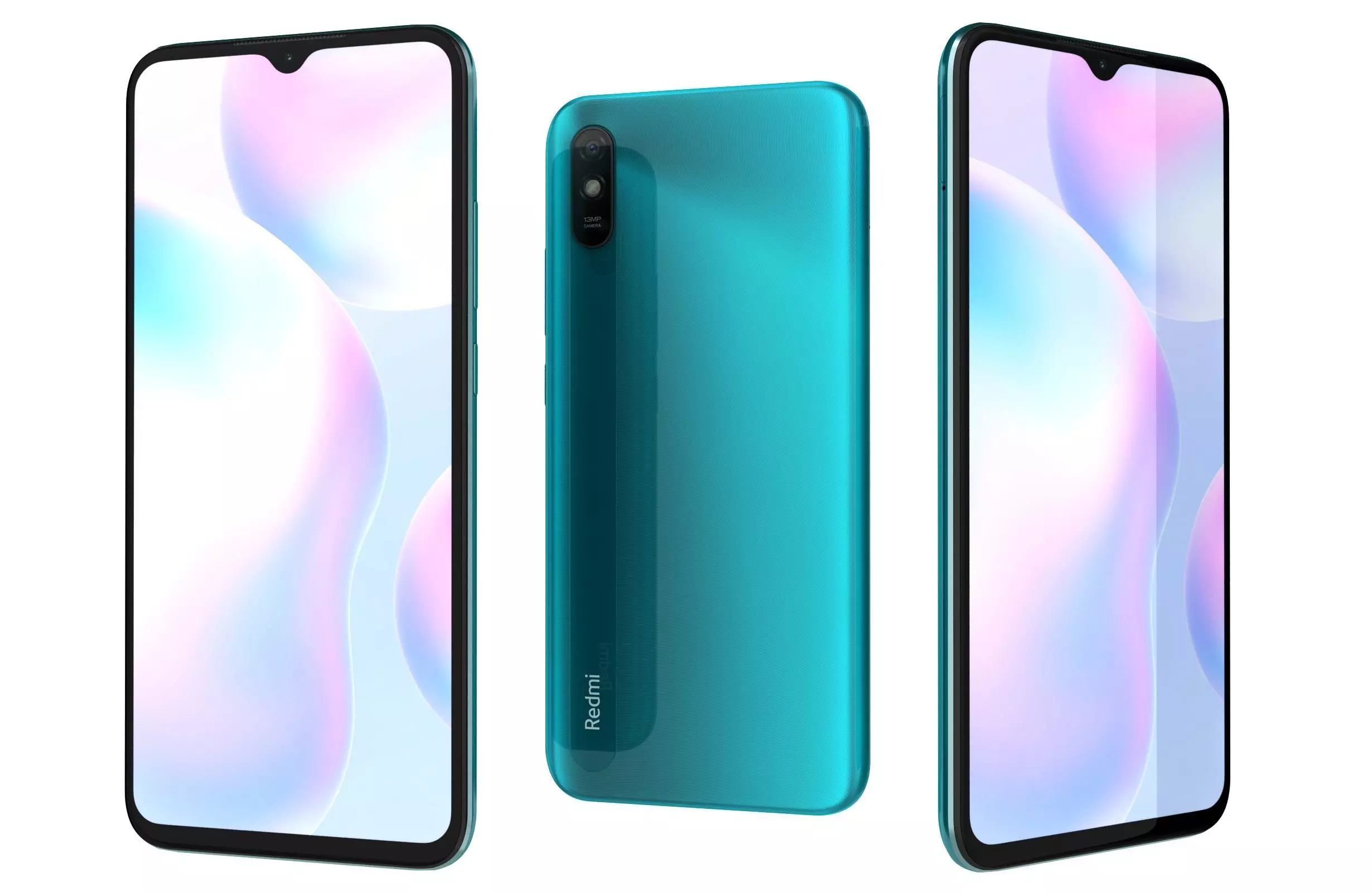 Xiaomi Redmi 9A Ocean Green 3D model_0