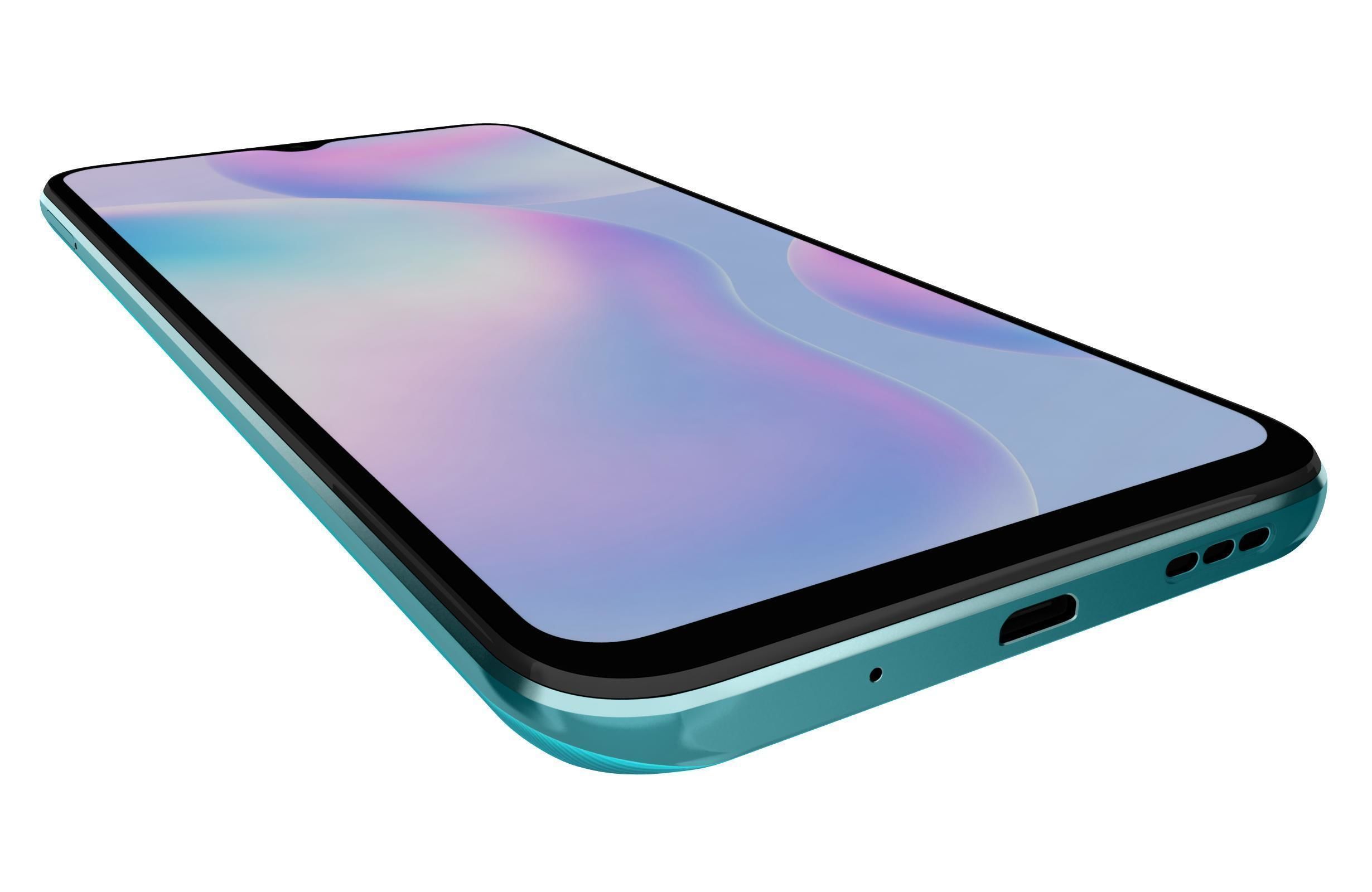 Xiaomi Redmi 9A Ocean Green 3D model_12