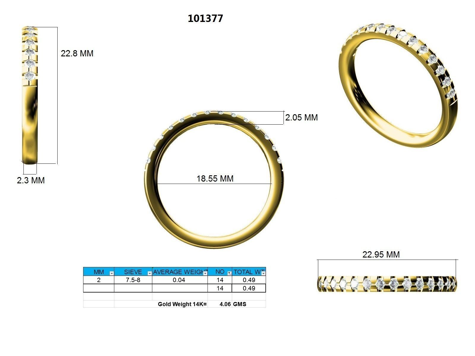 Ring - 101377 3D print model_12