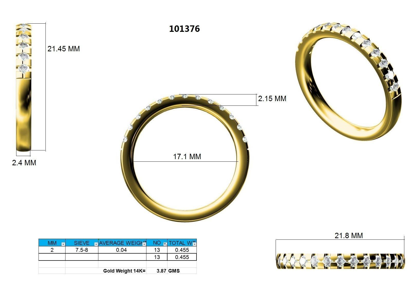 Ring - 101376 3D print model_12