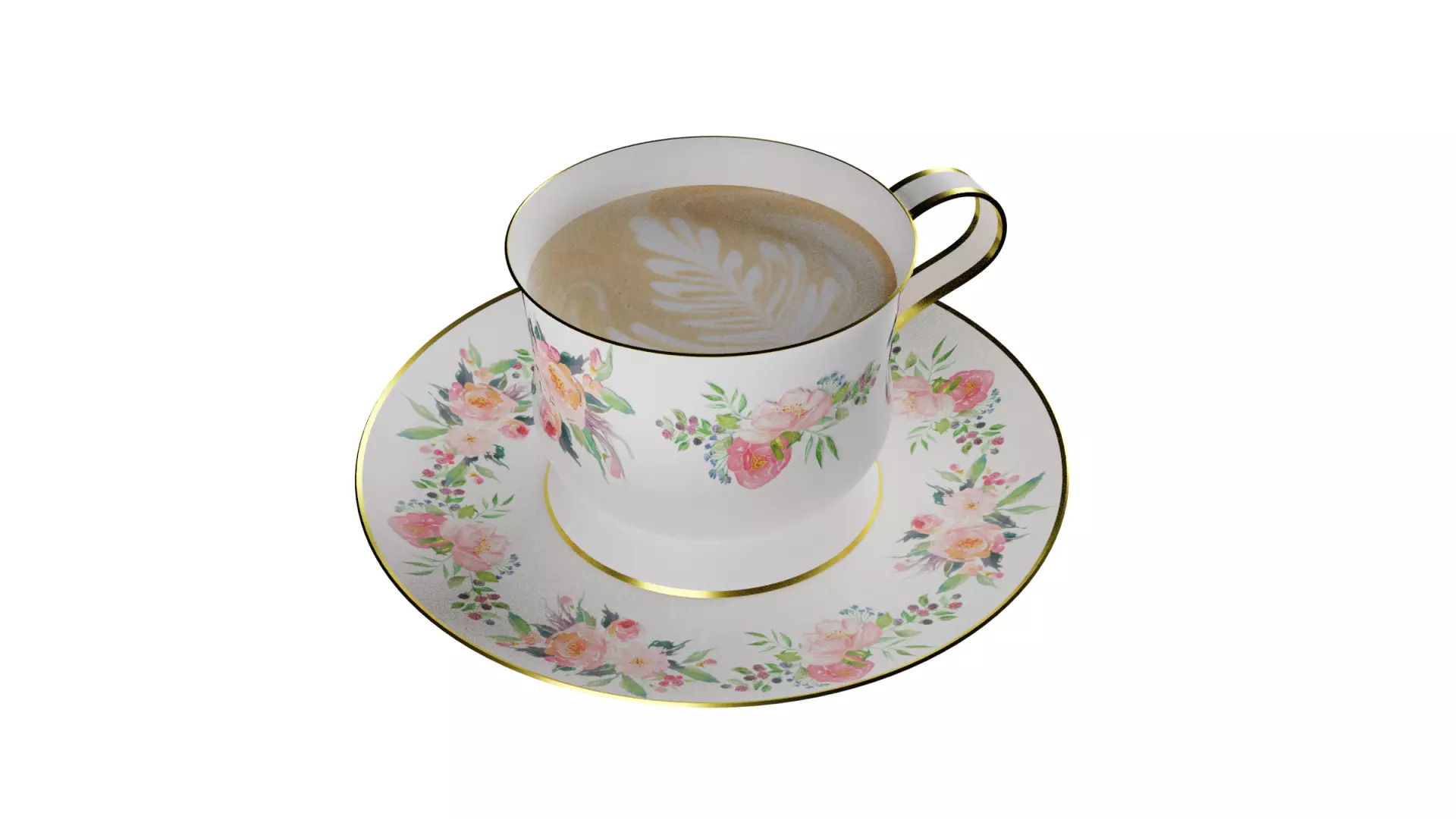 tea-cup-3d-model person tea cup and saucer 3D model_0