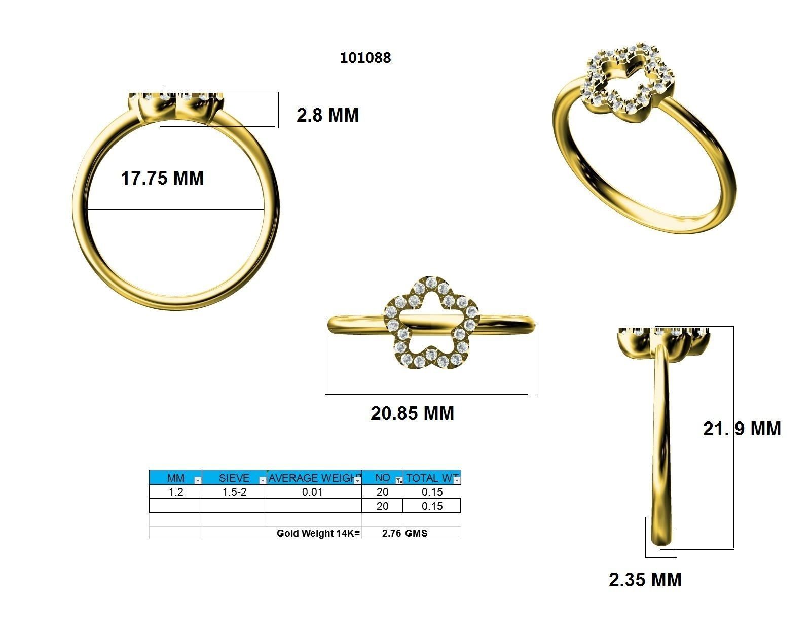 Ring - 101088 3D print model_12