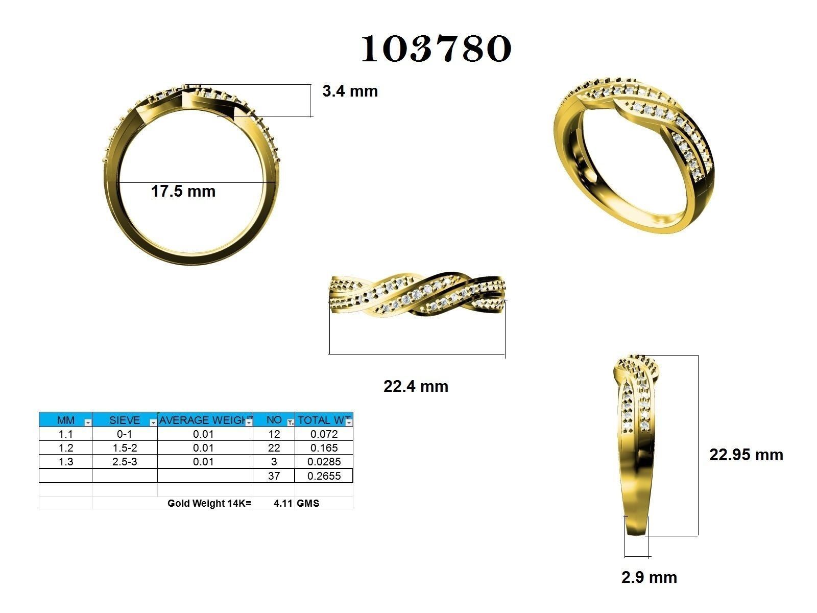 Ring - 103780 3D print model_12
