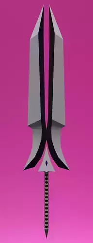 Double Edged Two Handed Great Sword