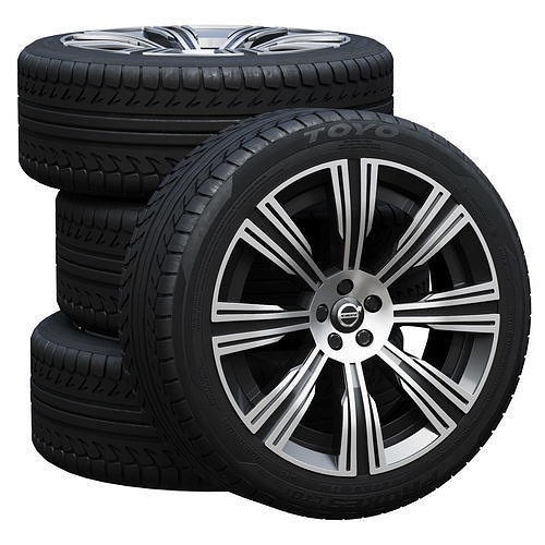 Volvo wheels  3D model