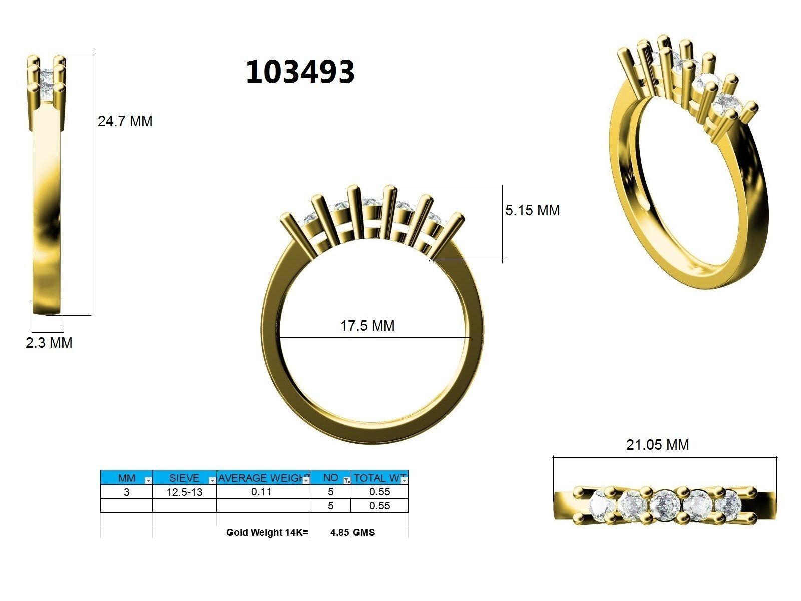 Ring - 103493 3D print model_12
