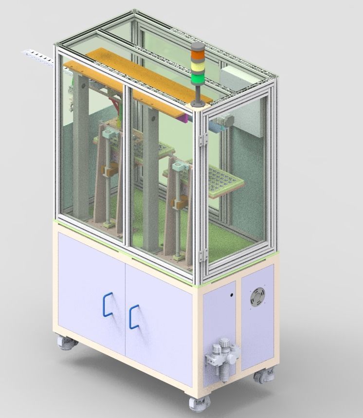 Headphone automatic polishing production line 3D model_8