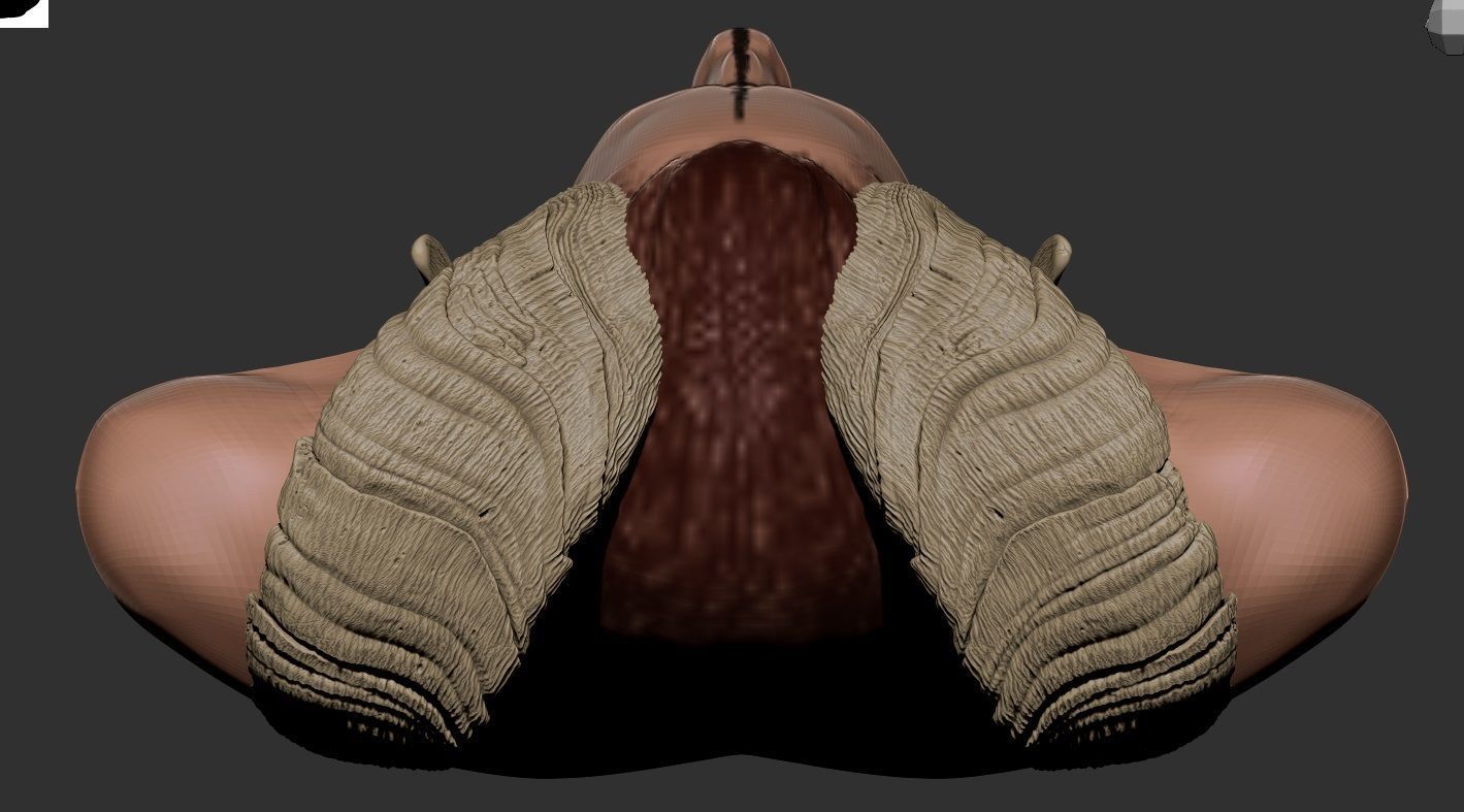 Ram Satyr Demon Horns for Cosplay 3D print model_7