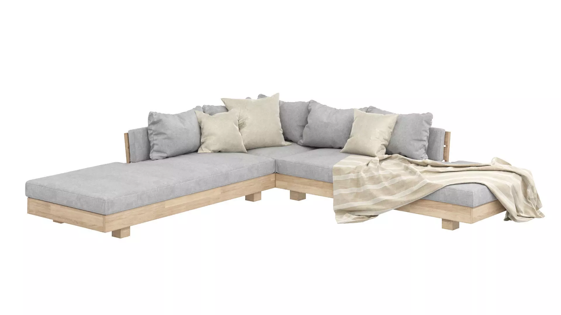 Outdoor Sofa model 3D model_0