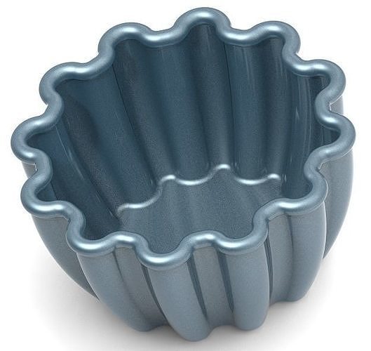 Stylish Serving Bowl 3D print model 2