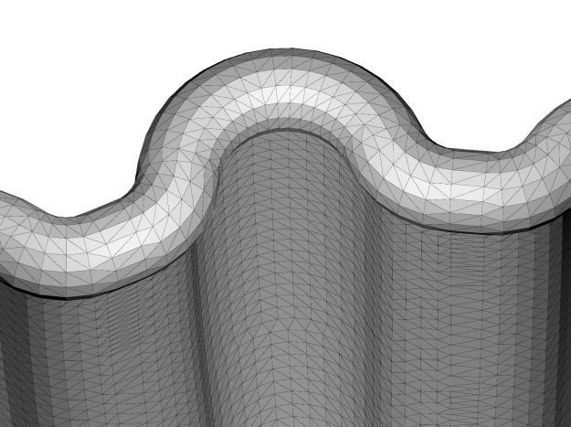 Stylish Serving Bowl 3D print model_5