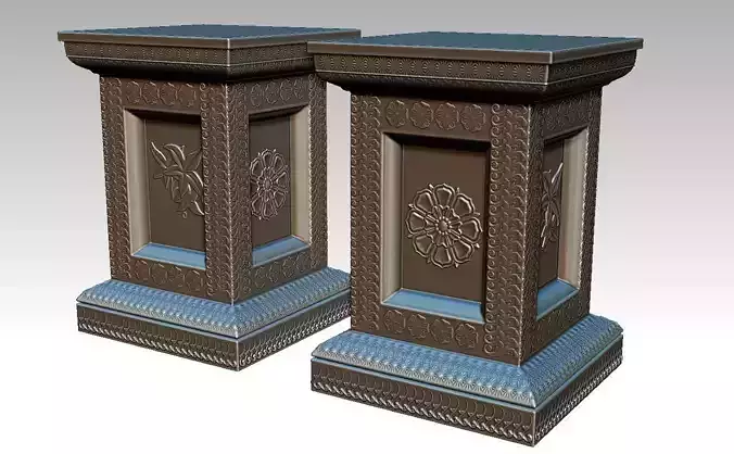 Classic pillar column for 3D print