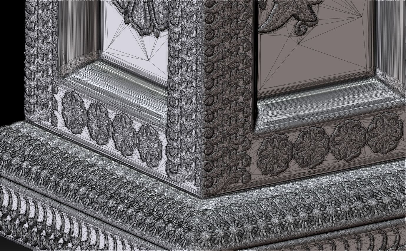 Classic pillar column for 3D print 3D print model_6