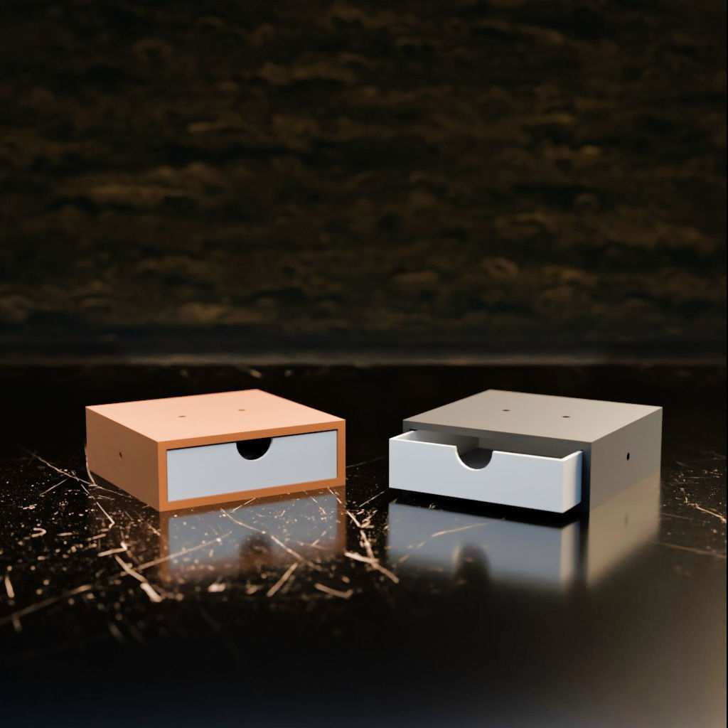 013MSU Step Up Drawer Unit 3D print model_1