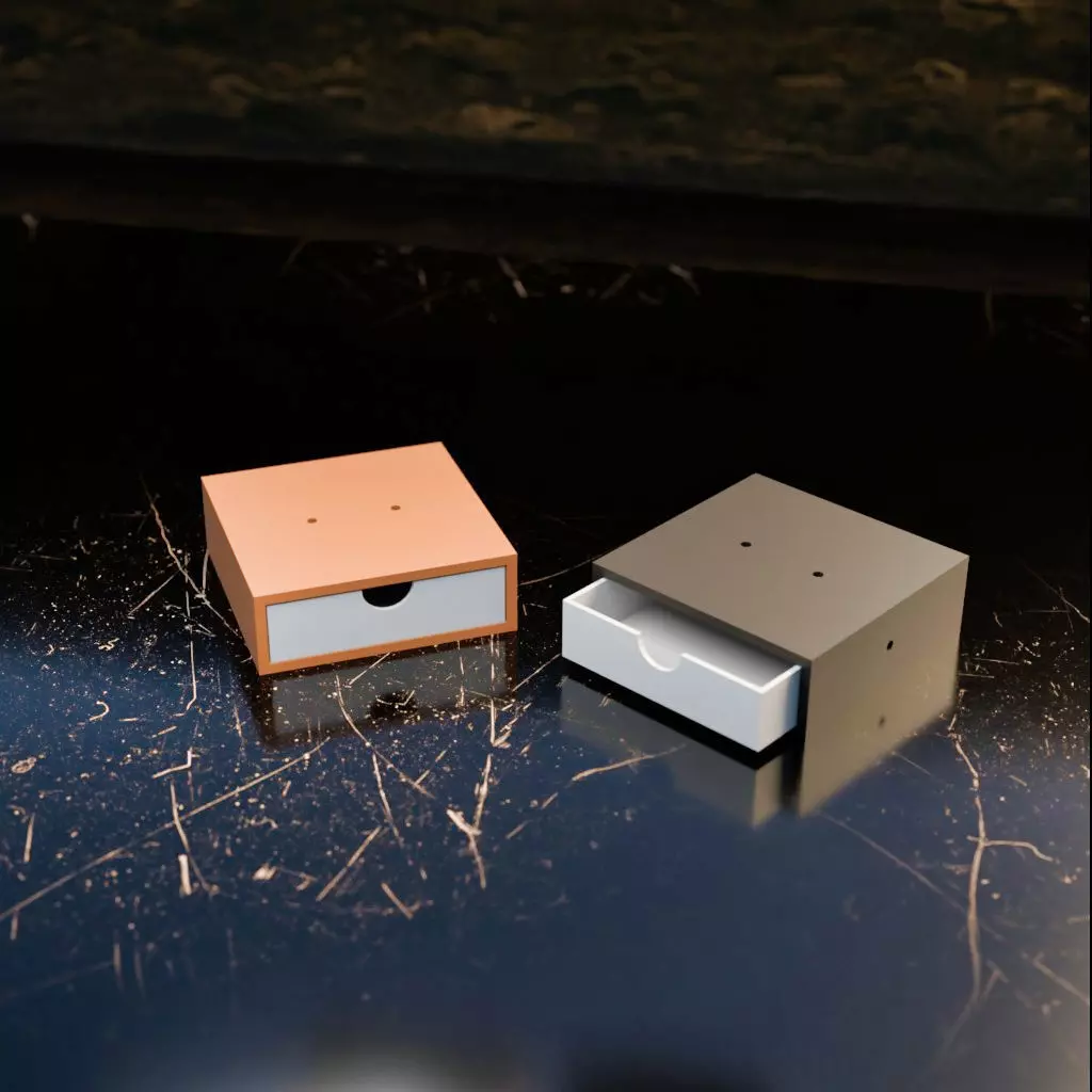 013MSU Step Up Drawer Unit 3D print model_0