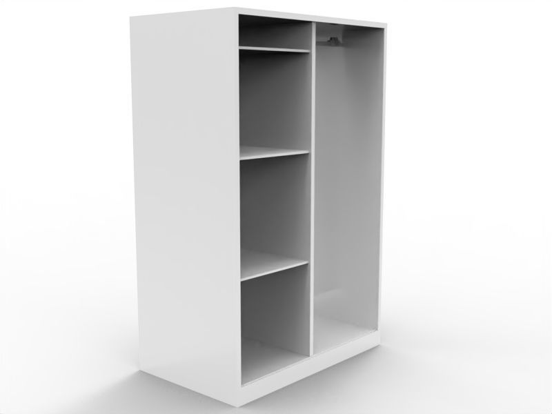 Modern Library Low-poly 3D model_3