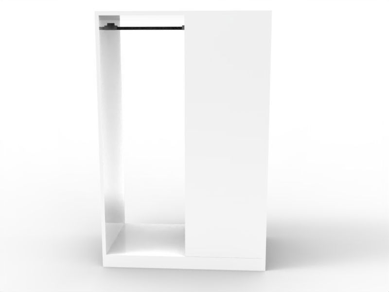 Modern Library Low-poly 3D model_4