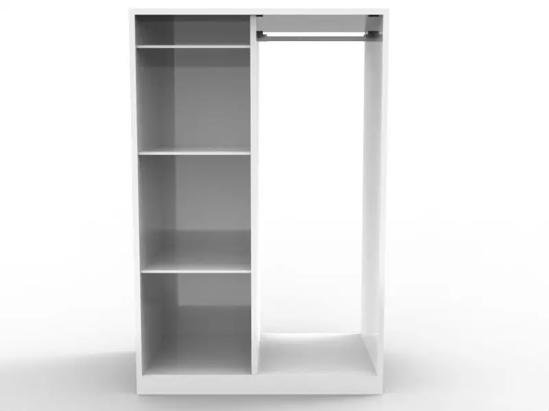 Modern Library Low-poly 3D model_0