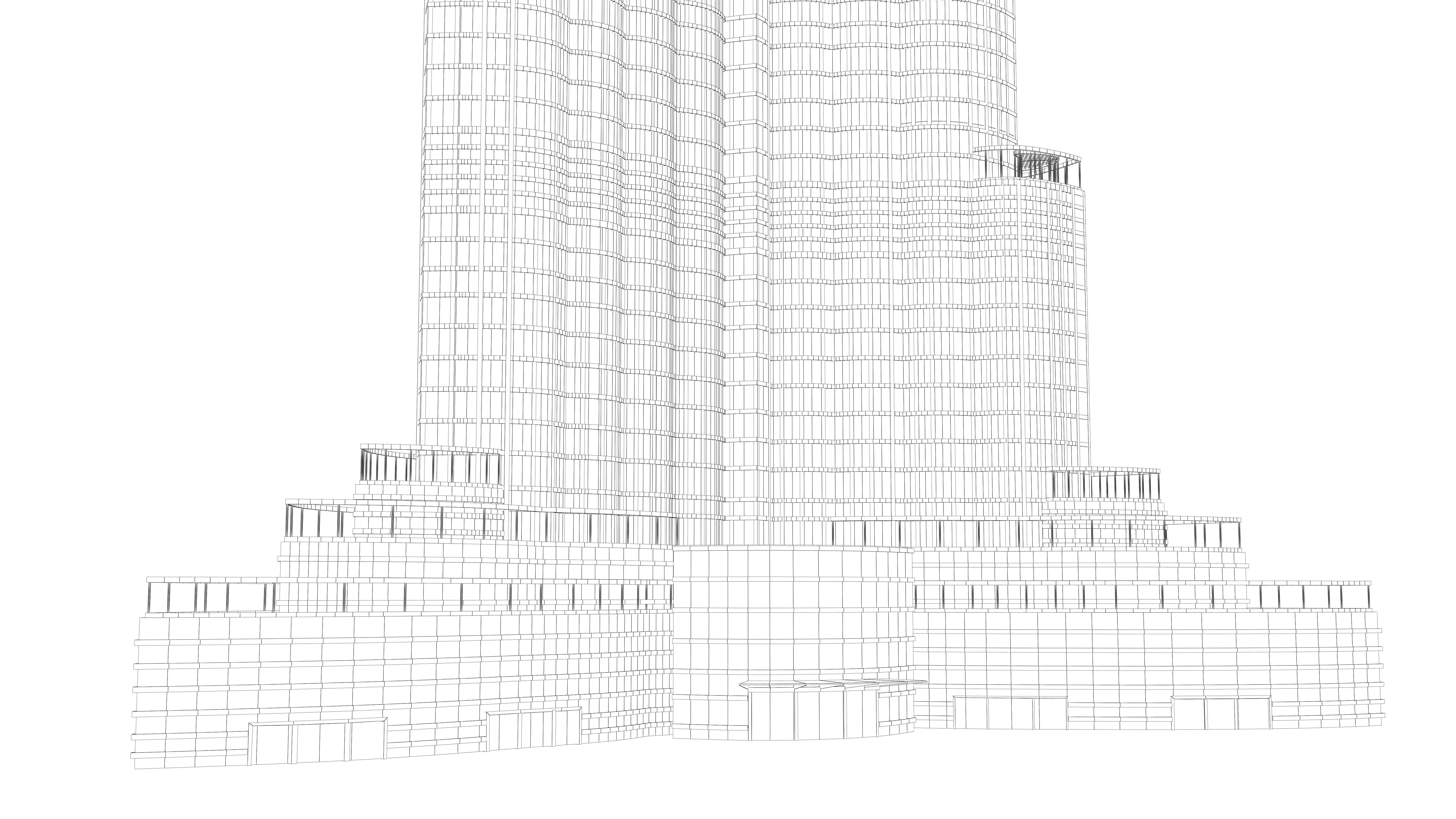 Burj Khalifa  3D model_9