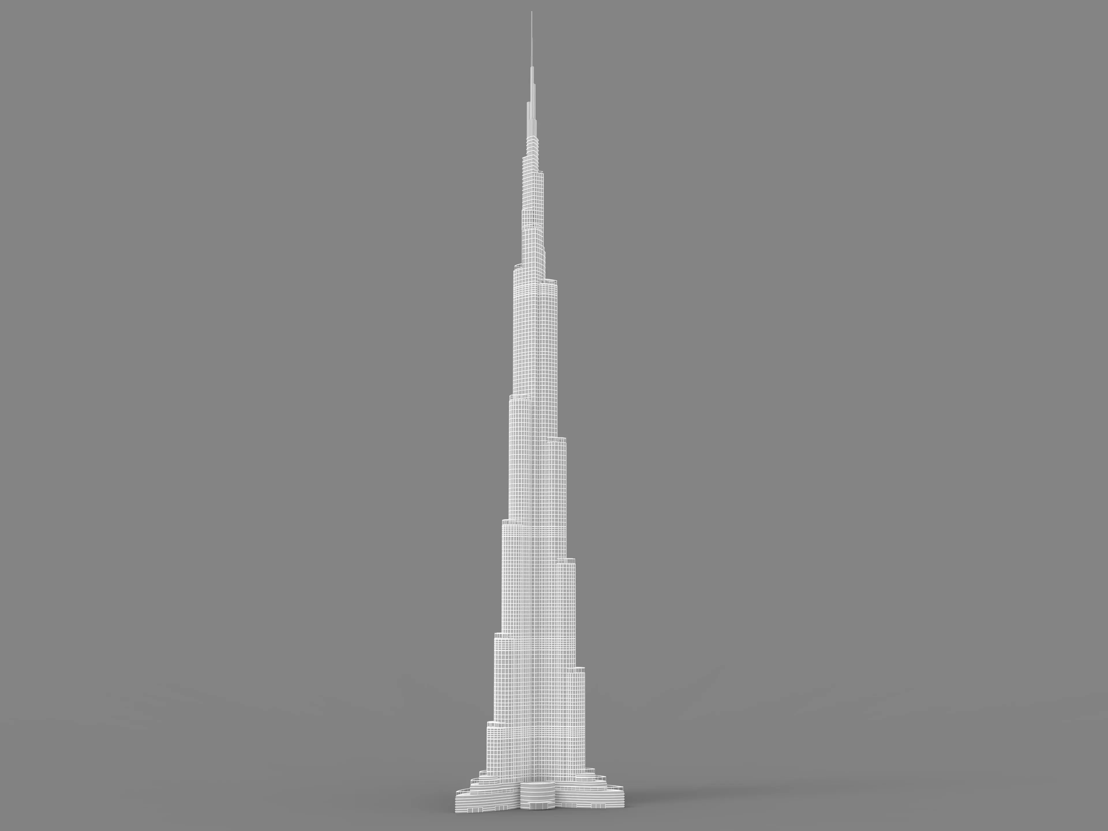 Burj Khalifa  3D model_0