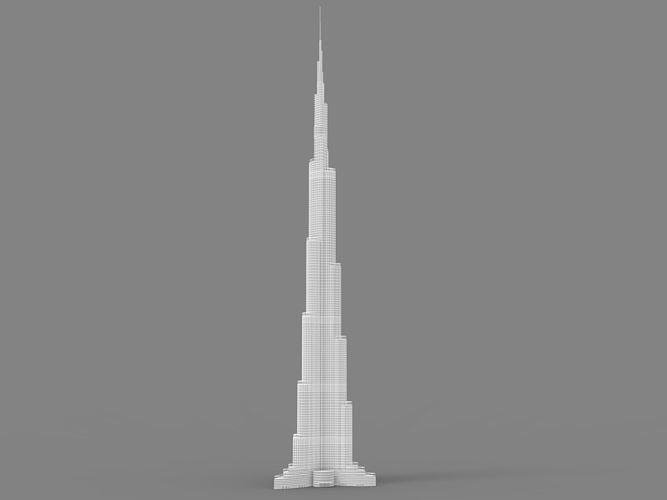 Burj Khalifa  3D model