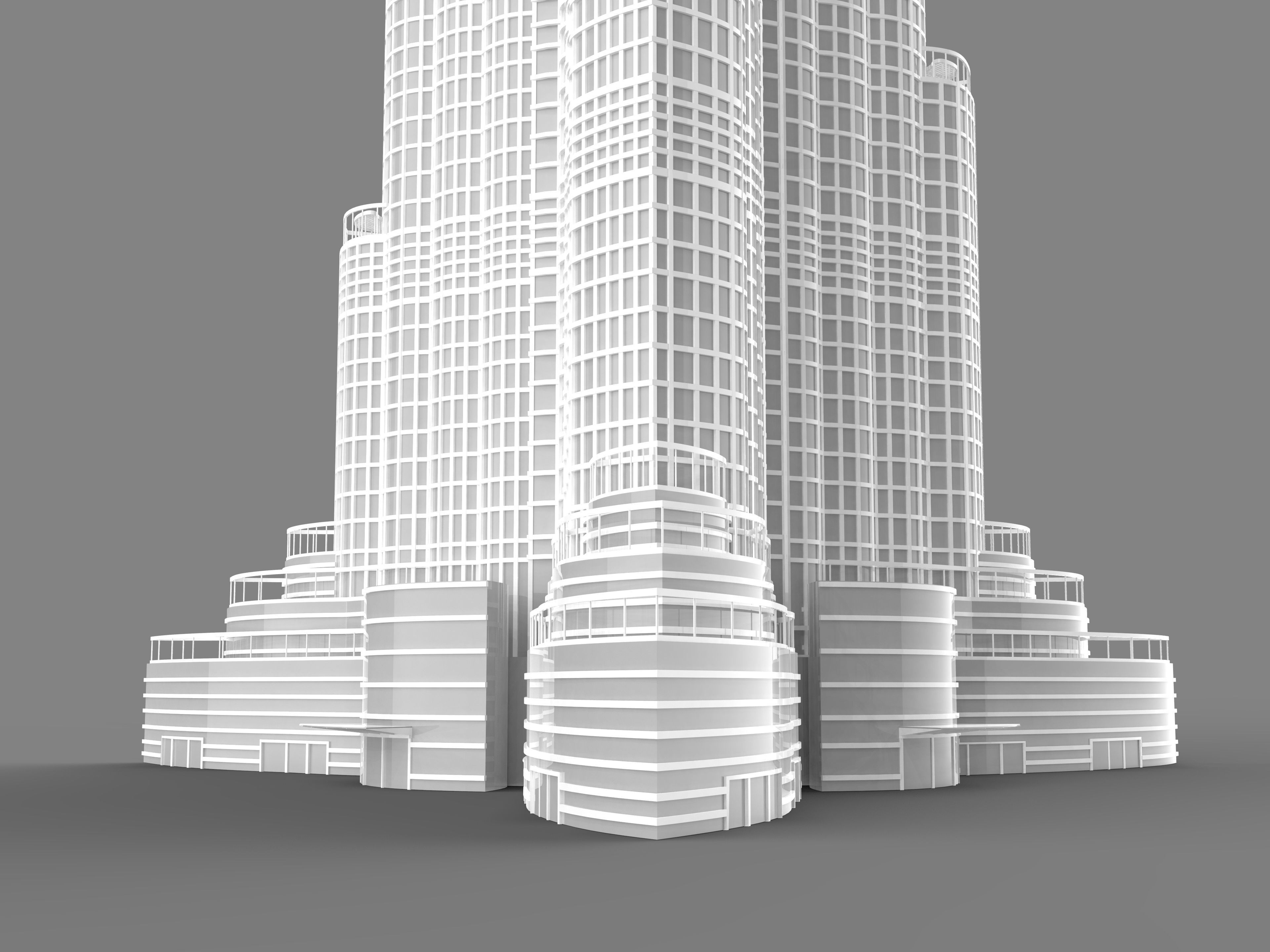 Burj Khalifa  3D model_2