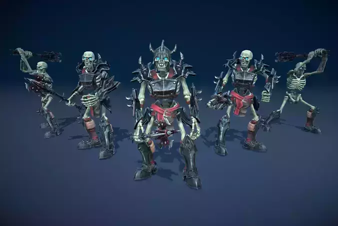 Skeleton Warrior With Two-Handed Mace Tier3