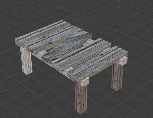 old pier Free low-poly 3D model_0