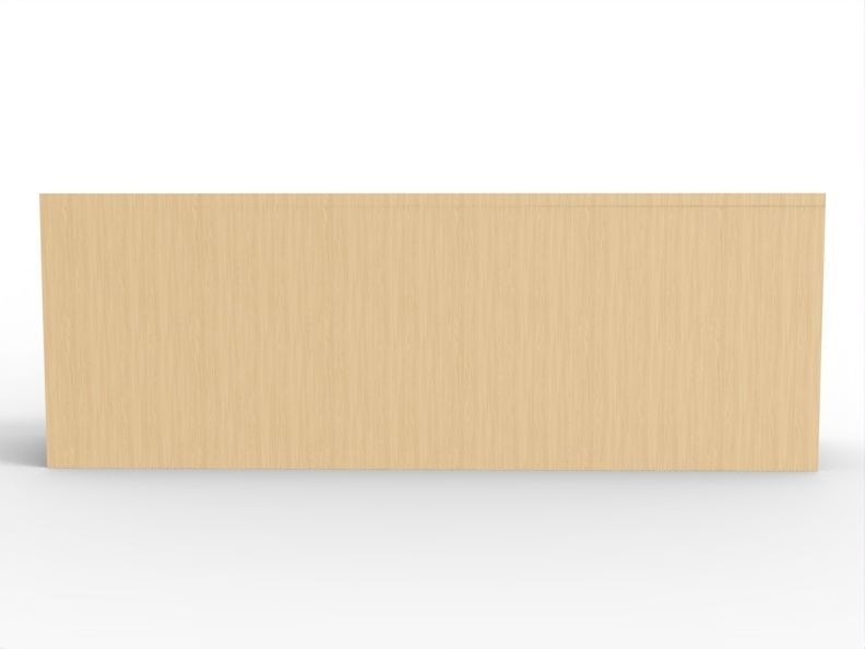 Modern Chest of Drawer Low-poly 3D model_1