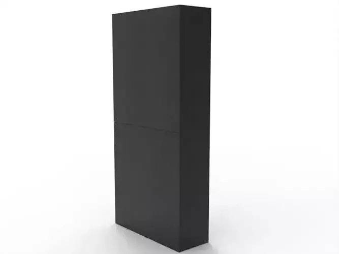 Tall Cabinet Low-poly 3D model