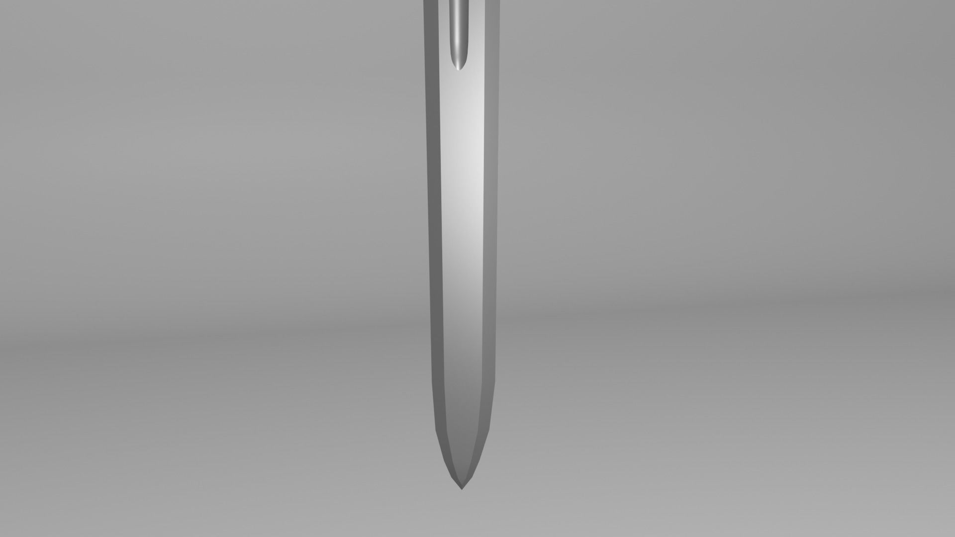Low-Poly Crusader Sword for Game Low-poly 3D model_4