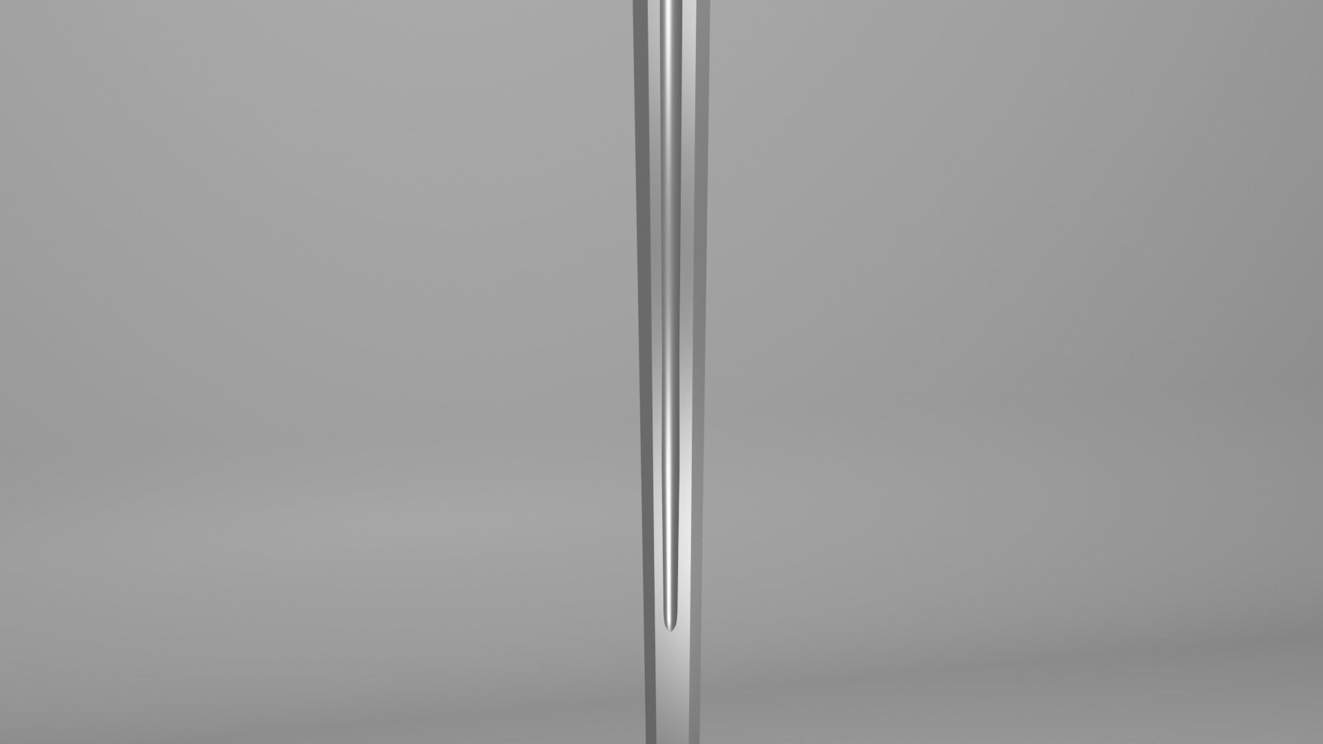 Low-Poly Crusader Sword for Game Low-poly 3D model_3