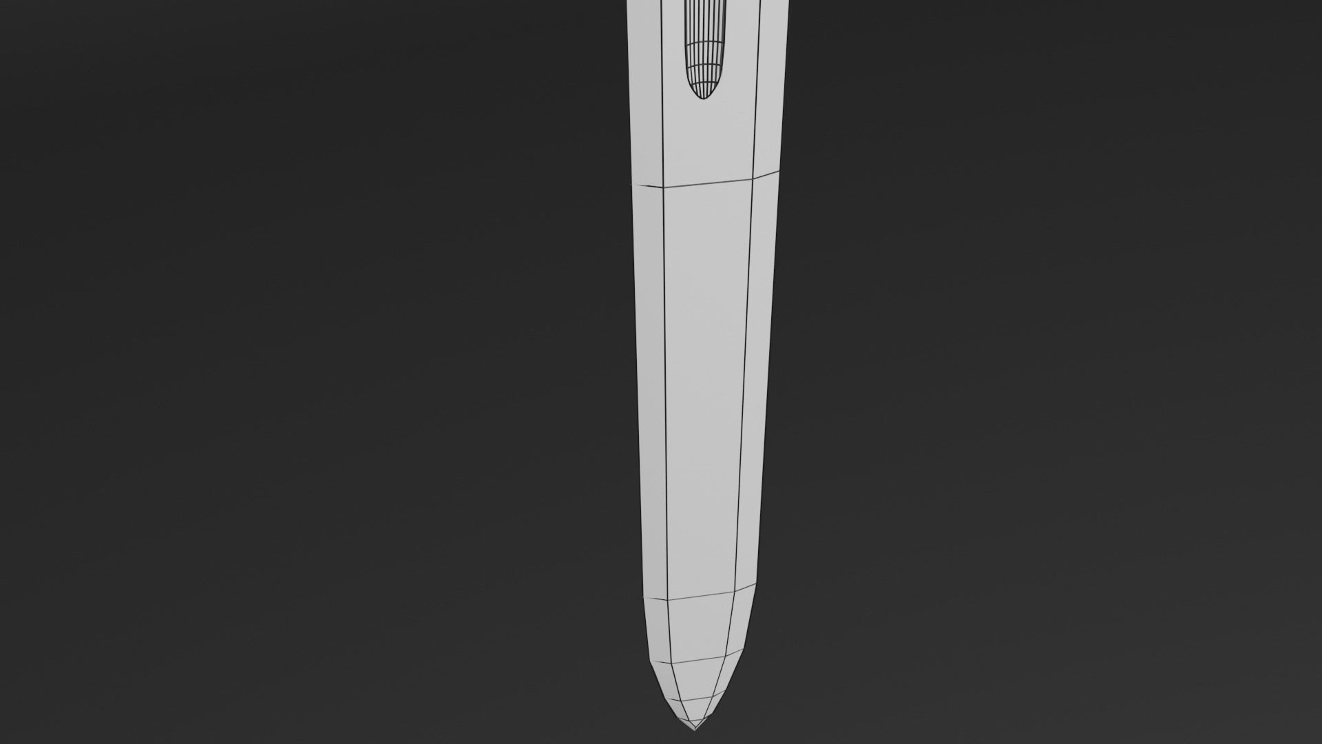 Low-Poly Crusader Sword for Game Low-poly 3D model_11