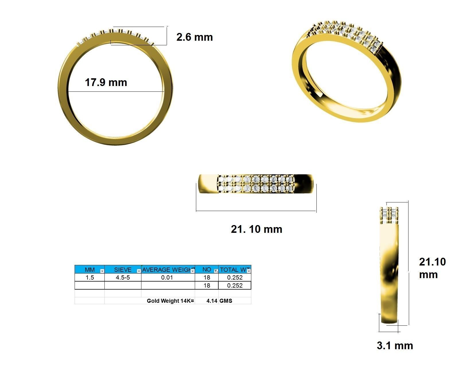 Ring - 104353 3D print model_12