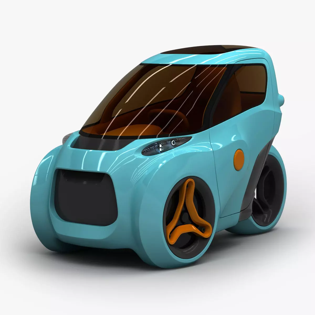 Piranha EV-3 Trike Concept 2021 3D model_0