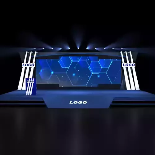 Stage design 3D model