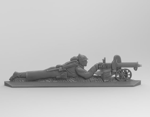 red army soldier 8 3D print model