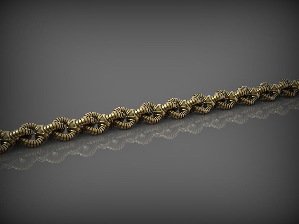 Chain Link 209 3D print model_4