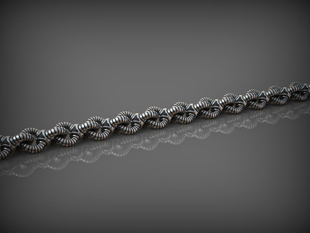 Chain Link 209 3D print model_10