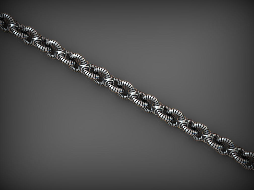 Chain Link 209 3D print model_11
