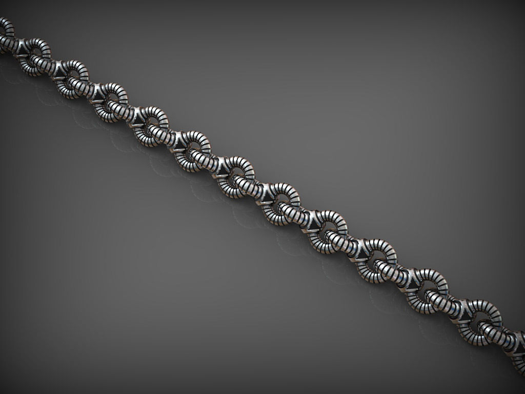 Chain Link 209 3D print model_8
